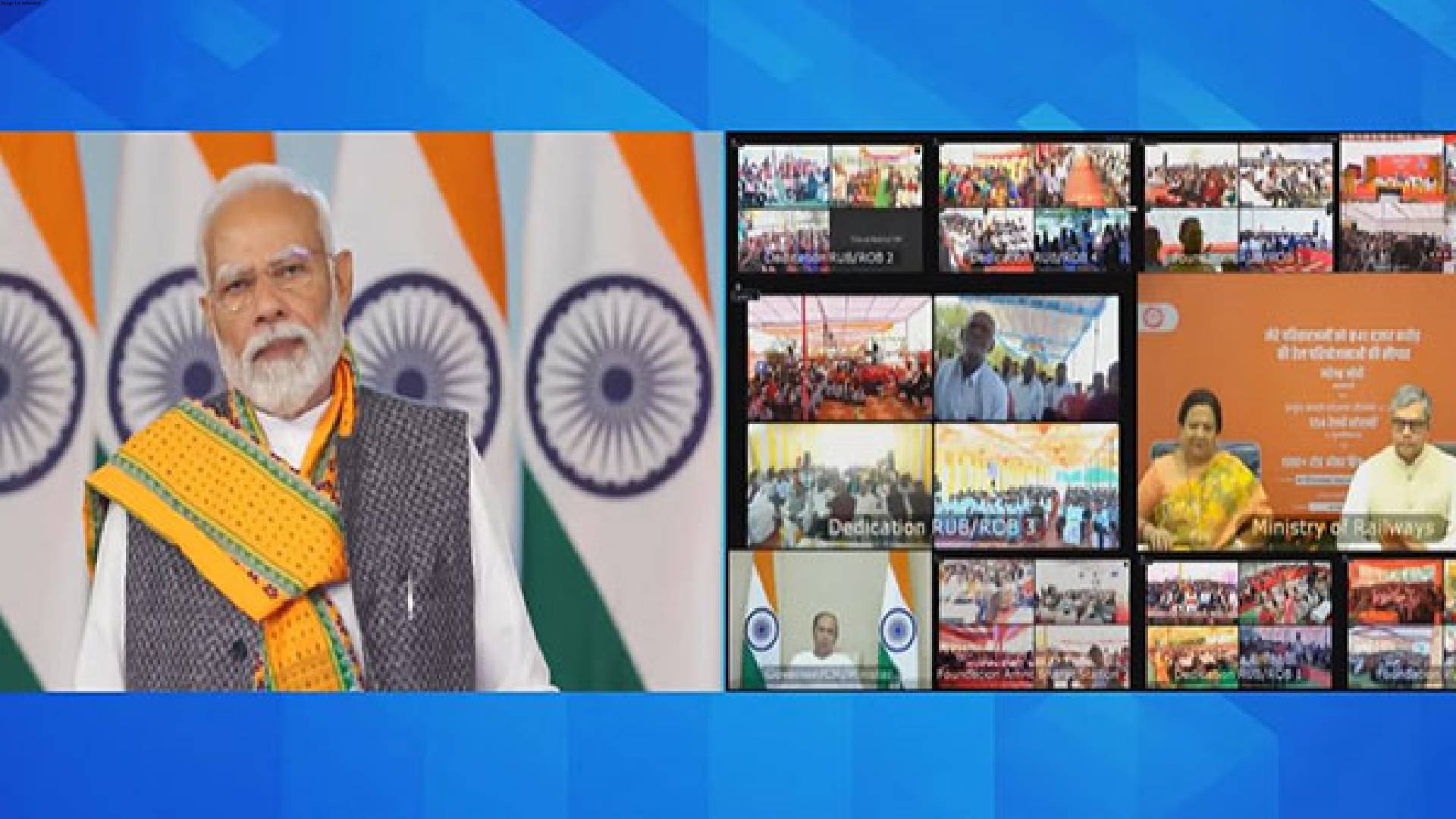 PM Modi virtually inaugurates, dedicates to nation over 2000 Rail infra projects worth around Rs 41,000 cr